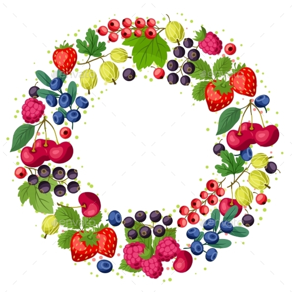 Berries Frame - Nature Conceptual