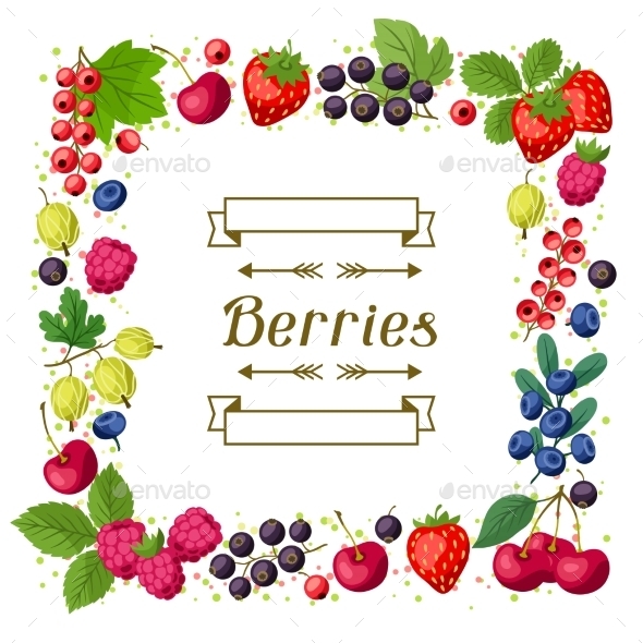 Berries Background - Nature Conceptual