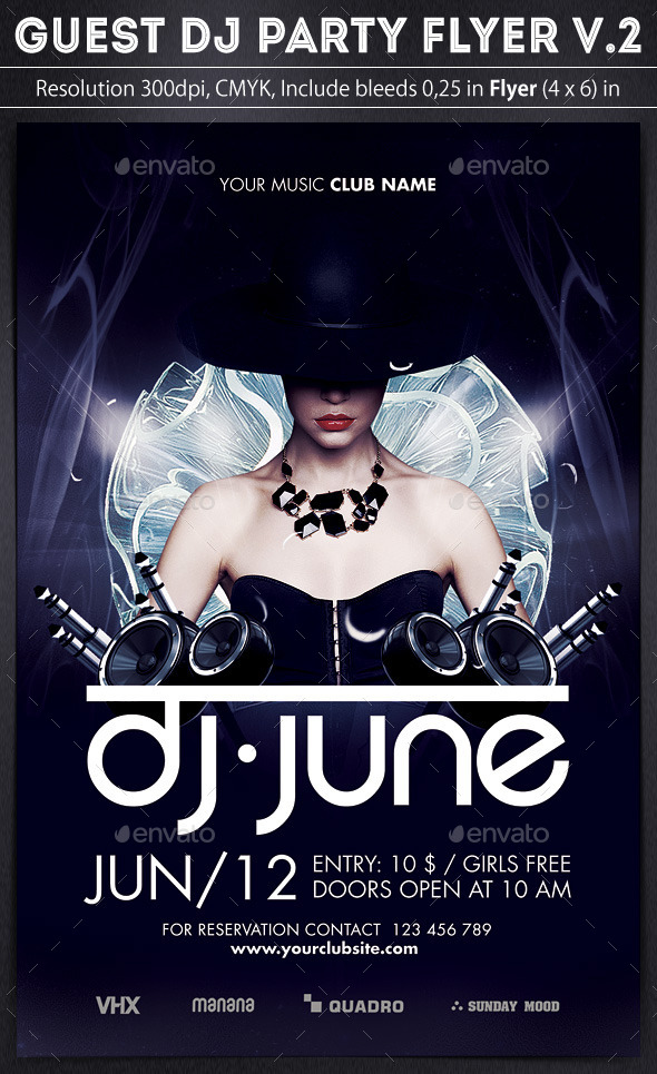 Guest DJ Party Flyer v.2 - Clubs & Parties Events