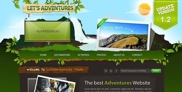 Lets Adventures - ThemeForest 102695