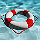 Lifebuoy Floating In Water - VideoHive Item for Sale