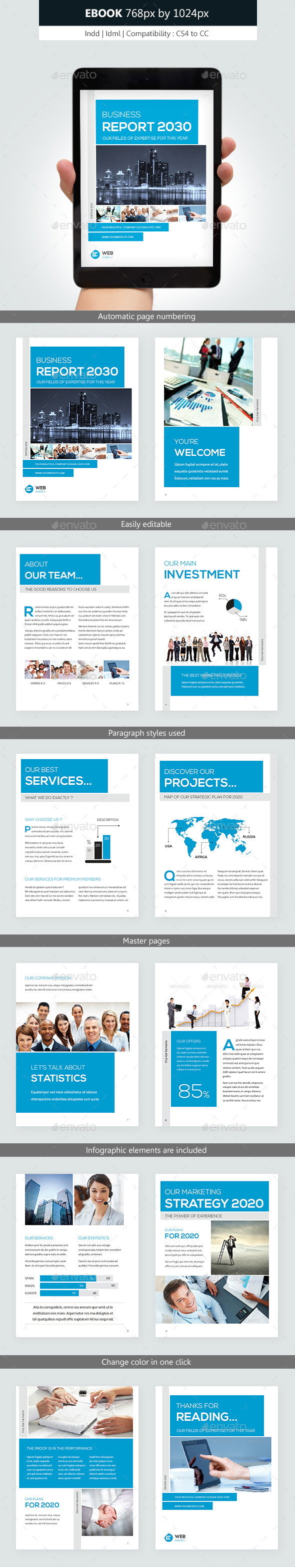 Corporate Ebook Template Design By Graphik Designer Graphicriver