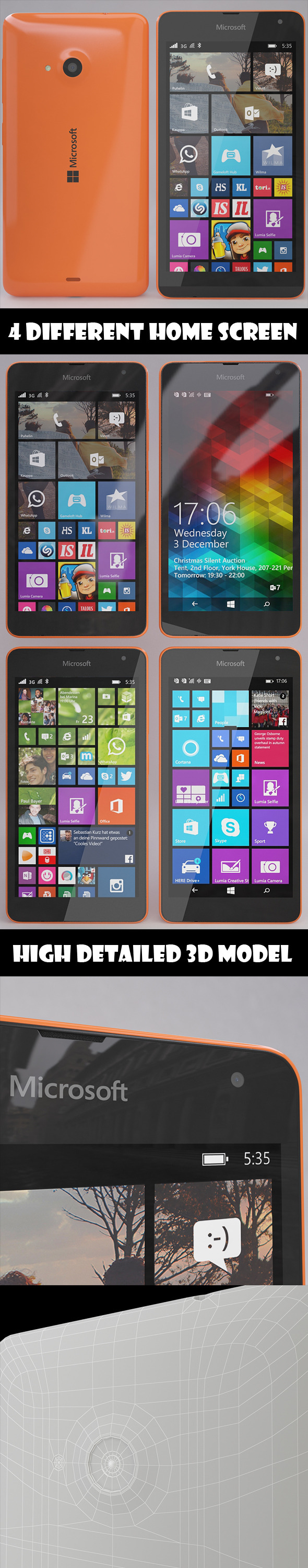 Microsoft Lumia 535 - 3Docean 10047166