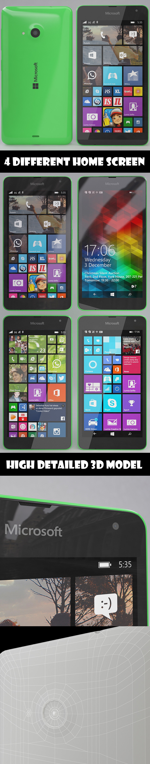Microsoft Lumia 535 - 3Docean 10047419