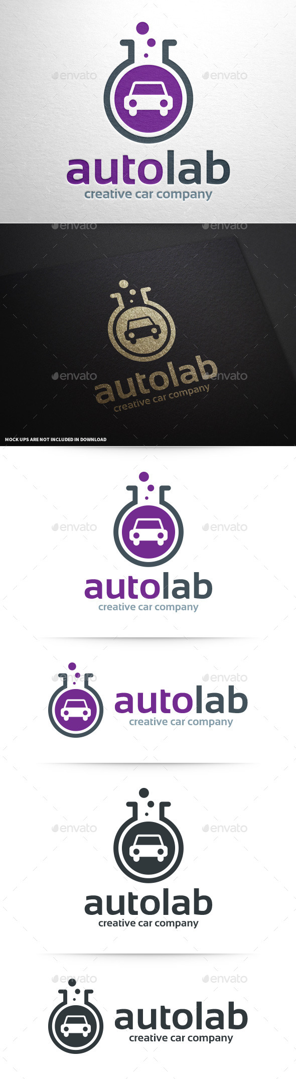 Auto Lab Logo Template - Objects Logo Templates
