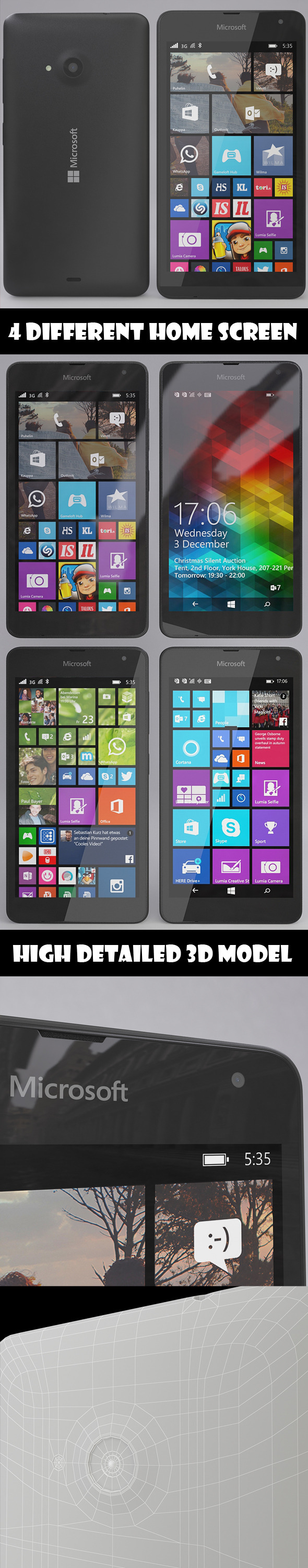 Microsoft Lumia 535 - 3Docean 10047894