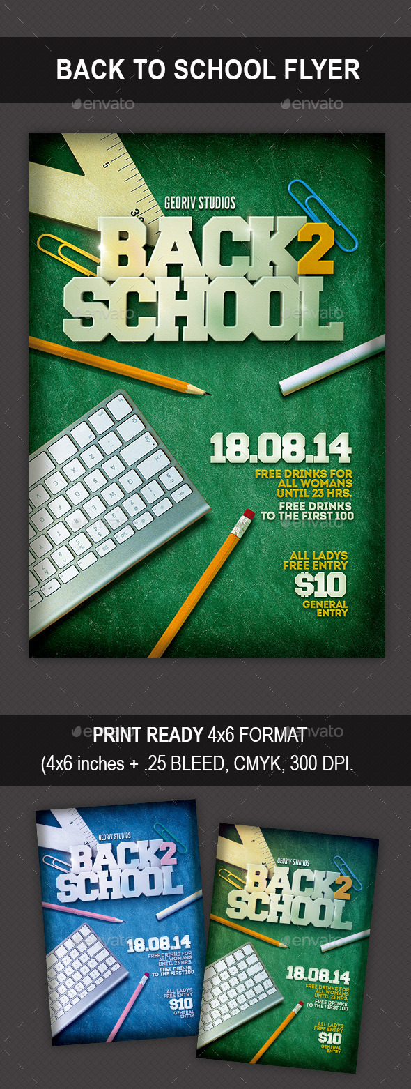 Back to School Flyer - Events Flyers