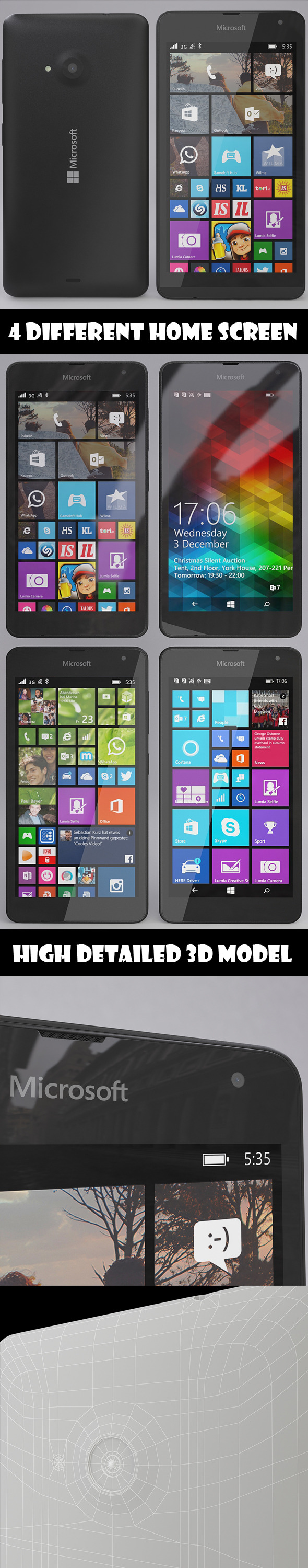 Microsoft Lumia 535 - 3Docean 10048002