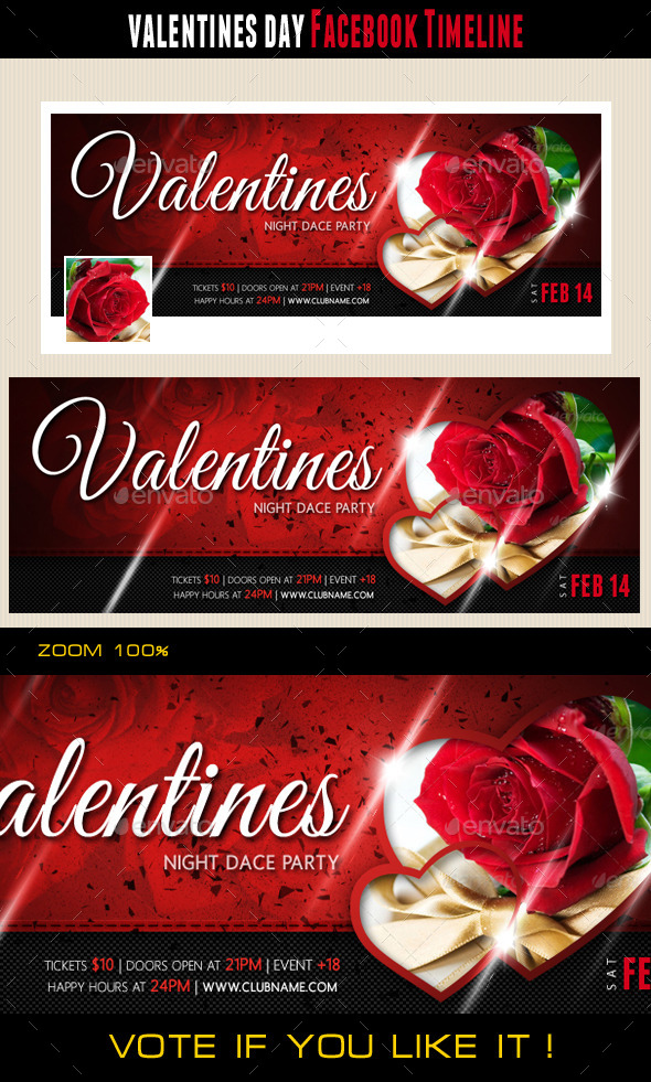 Valentines Day Facebook Cover