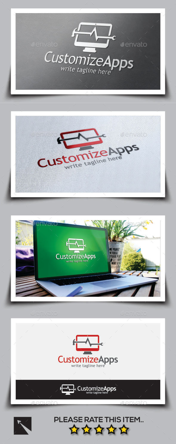 Customize Apps Logo Template - Objects Logo Templates