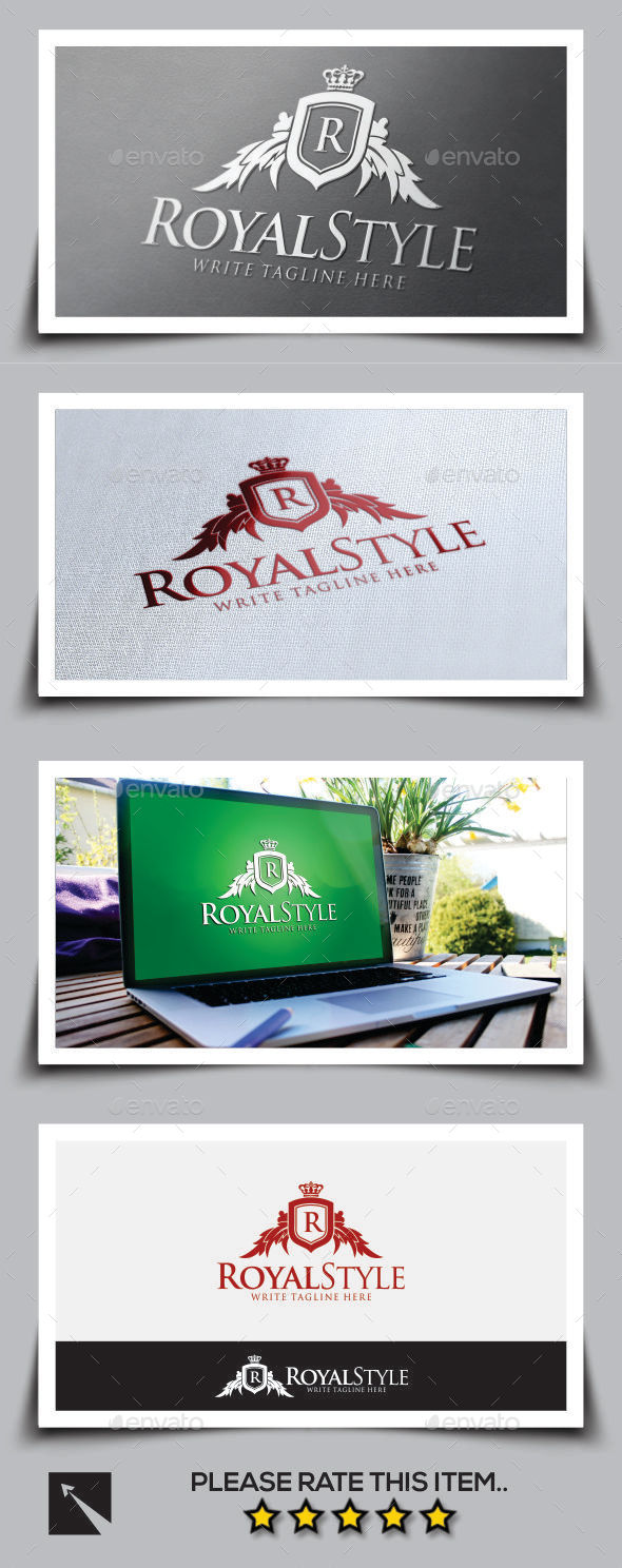 Royal Style Logo Template - Crests Logo Templates