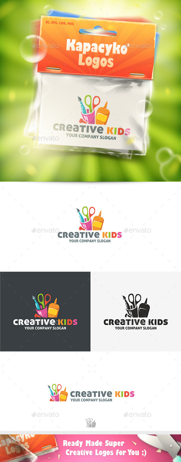 Creative Kids Logo - Symbols Logo Templates