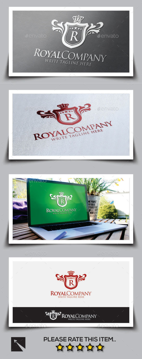 Royal Company V2 Logo Template - Crests Logo Templates