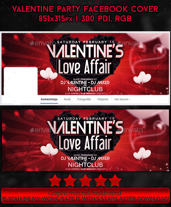Valentine Party Fb Cover - Facebook Timeline Covers Social Media