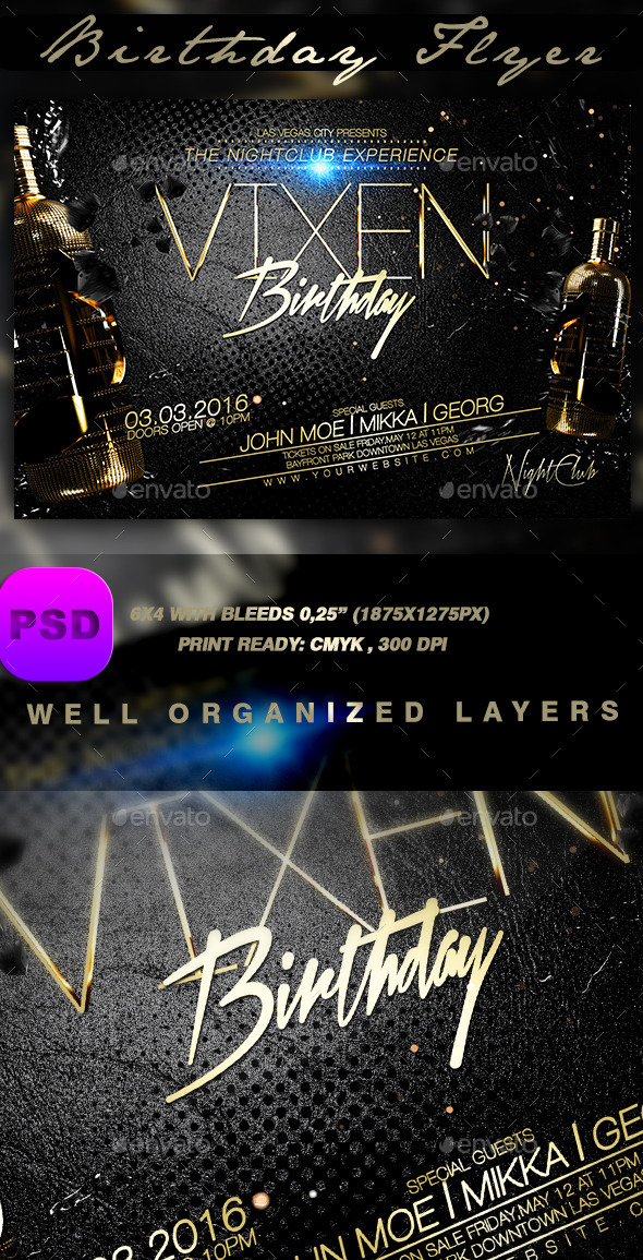 Birthday Flyer - Events Flyers