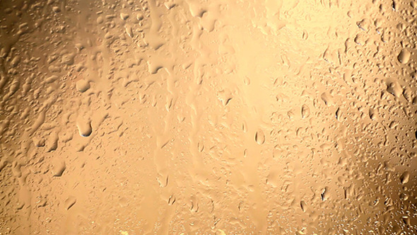Water Drops Splatter On Glass 321