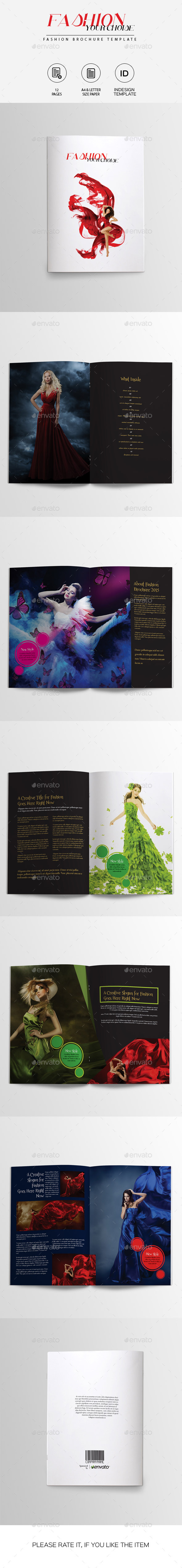 Fashion Brochure Template - Catalogs Brochures