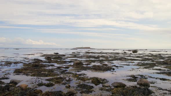 The Isle of Pladda on the South Coast of Arran in Scotland alt