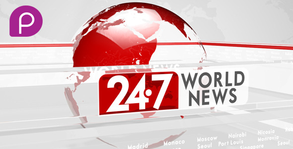 247 WORLD NEWS - VideoHive 10022373