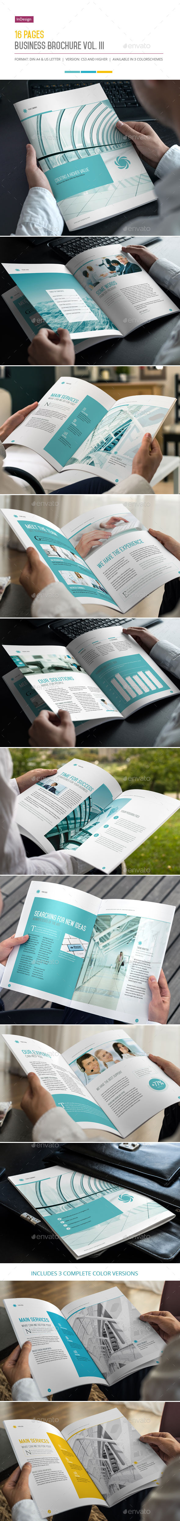 16 Pages Business Brochure Vol. III - Corporate Brochures