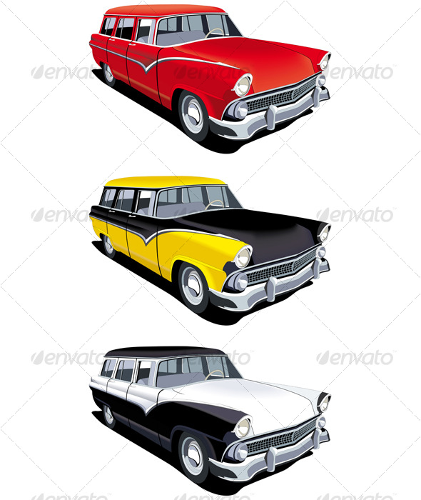 American retro station wagon - Retro Technology
