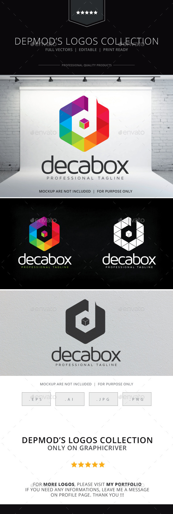 Decabox Logo - Letters Logo Templates