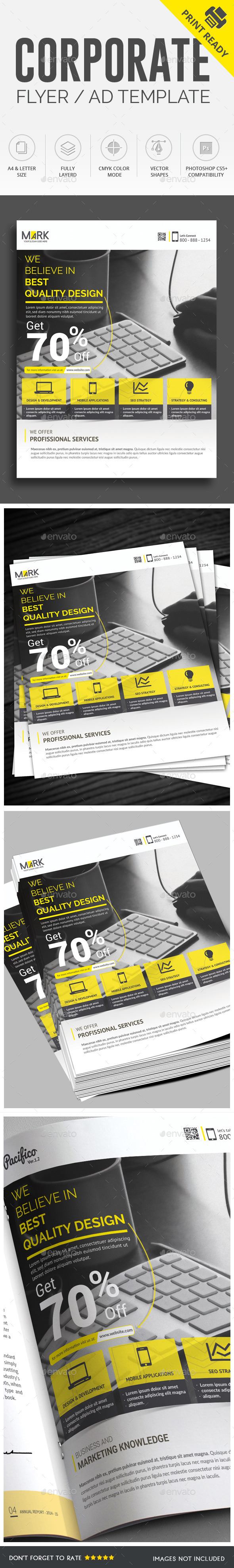 Corporate Flyer / AD Template - Corporate Flyers
