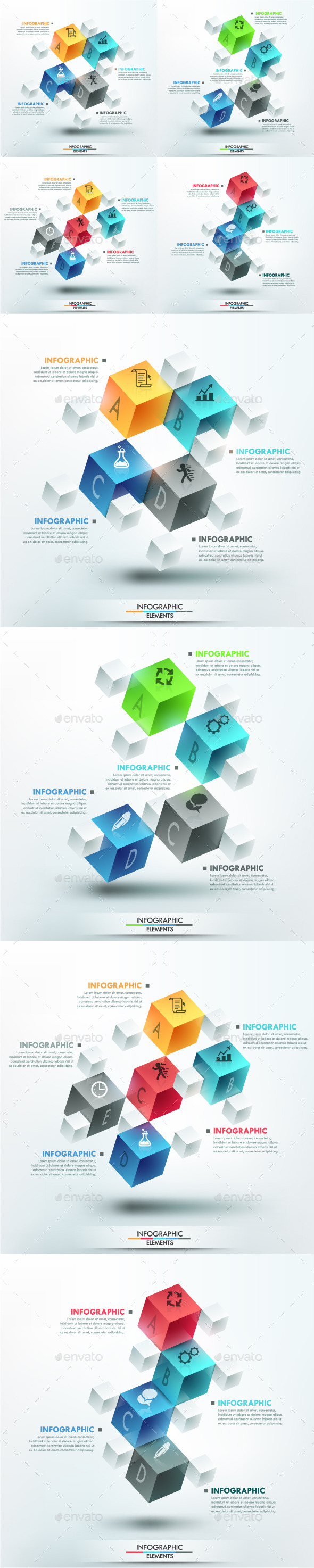 Modern Infographic Options Template - Infographics