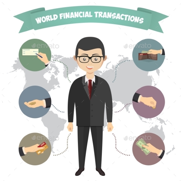 Assorted Vector Mode of Payment Types Drawings - Retail Commercial / Shopping