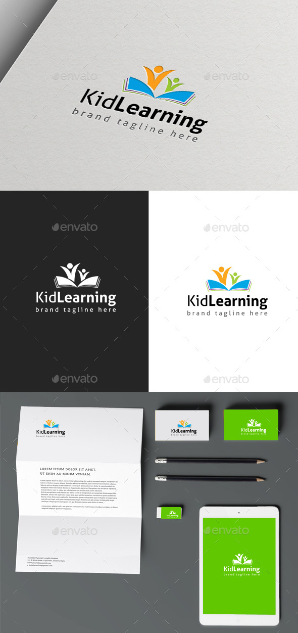 Kids Learning - Objects Logo Templates