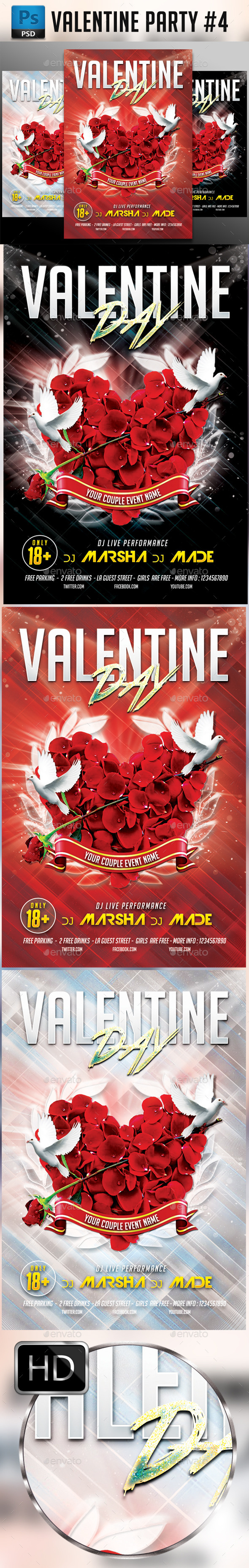 Valentines #4 - Clubs & Parties Events