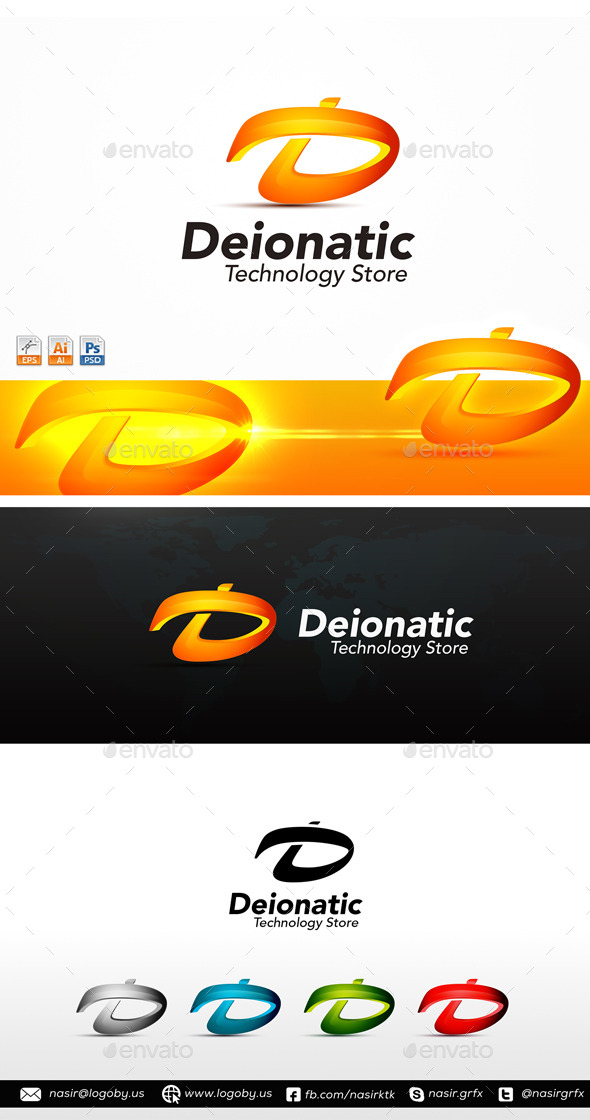 D Letter Logo - Letters Logo Templates
