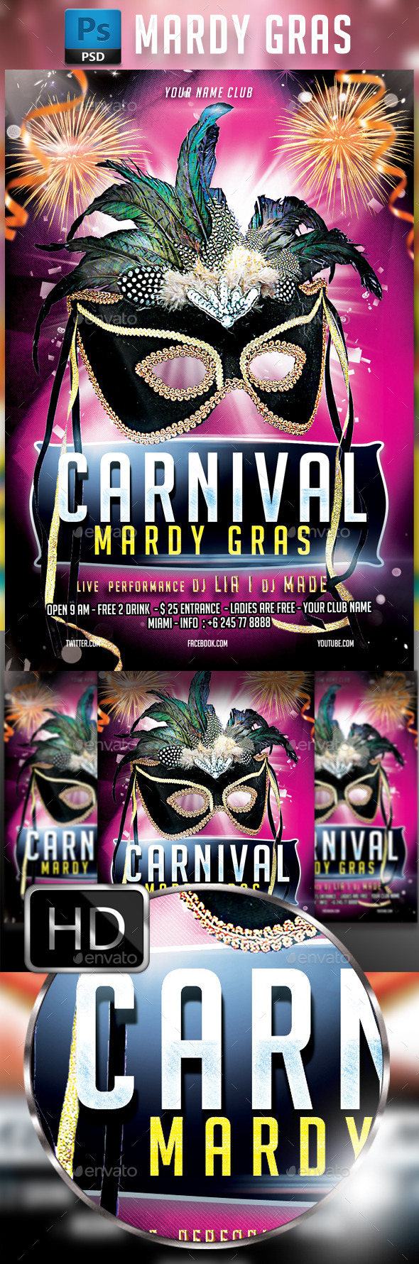 Mardy Gras - Clubs & Parties Events