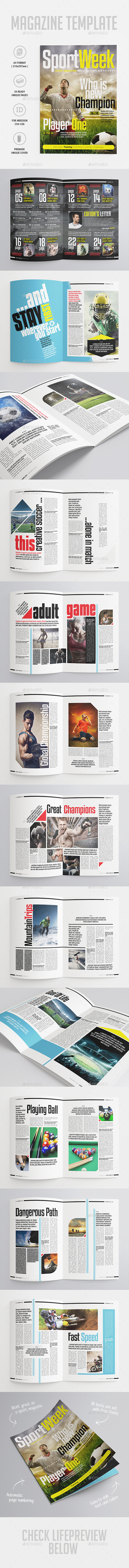 Sport Magazine - Magazines Print Templates