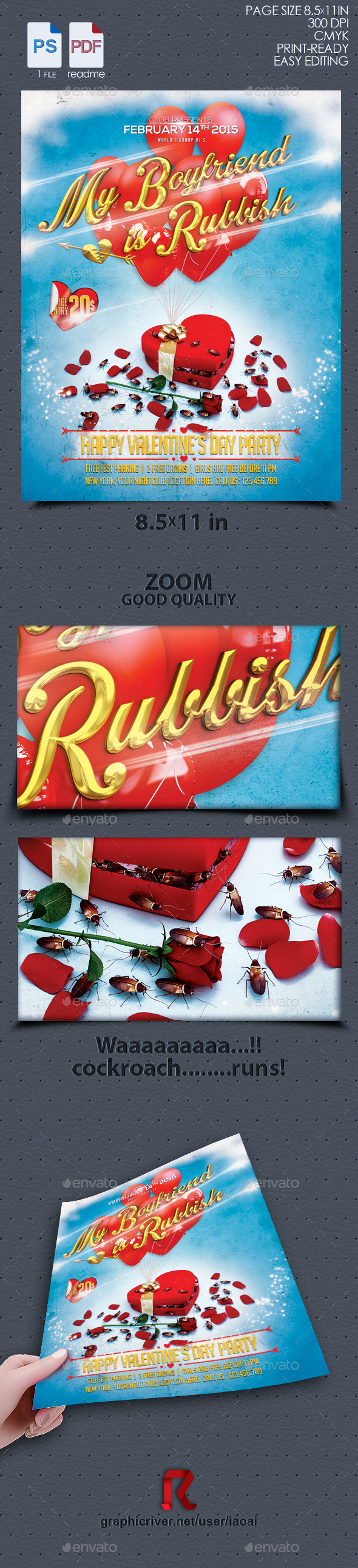 Valentine Flyer Vol 2 - Clubs & Parties Events