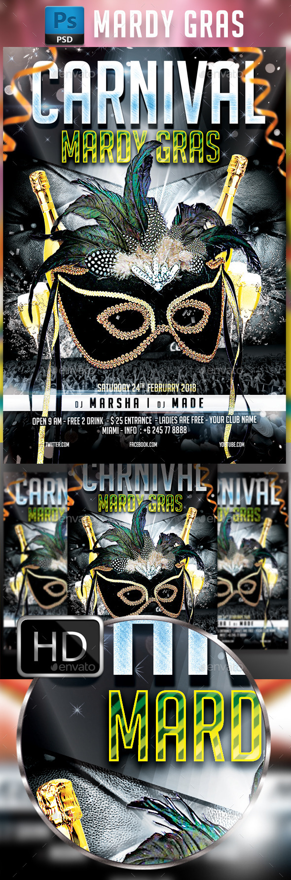 Mardy Gras - Clubs & Parties Events