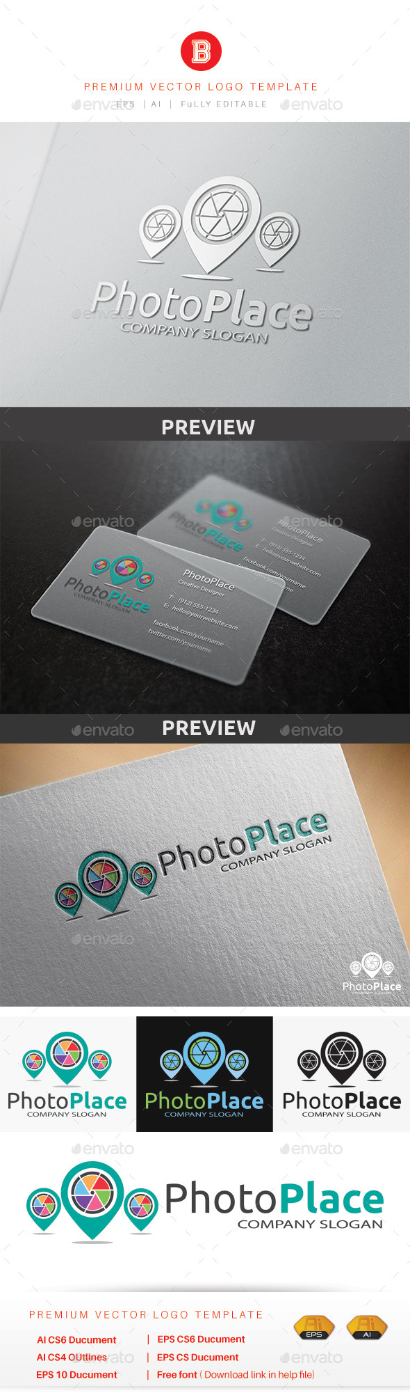 Photo Place - Symbols Logo Templates