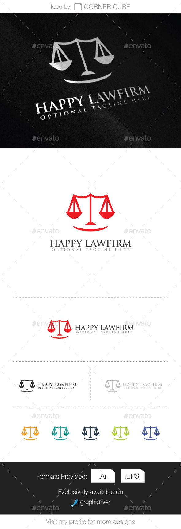Happy Lawfirm Logo - Logo Templates