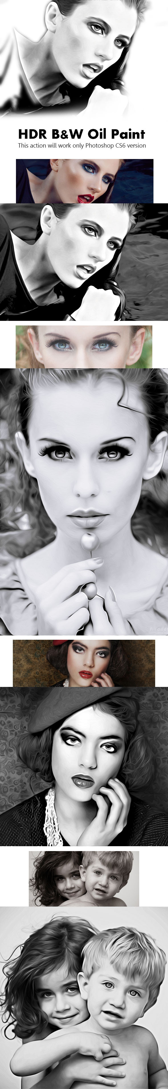 HDR Oil Paint - Photo Effects Actions