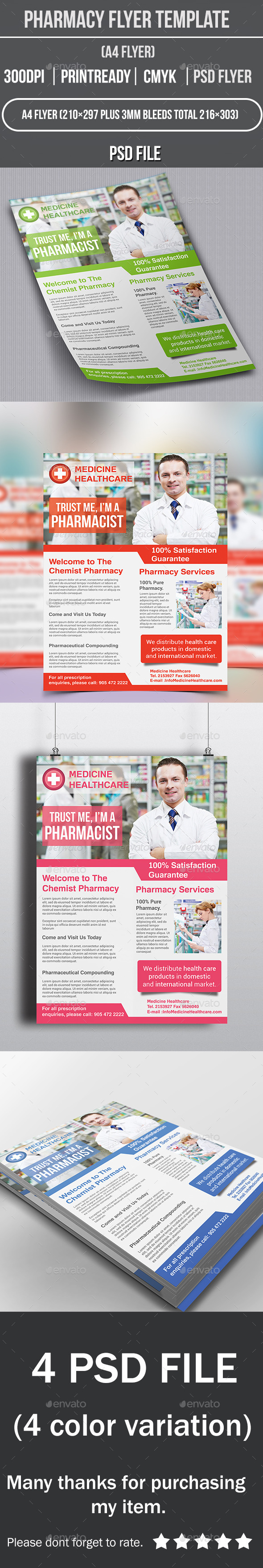 Pharmacy Flyer Template - Corporate Flyers