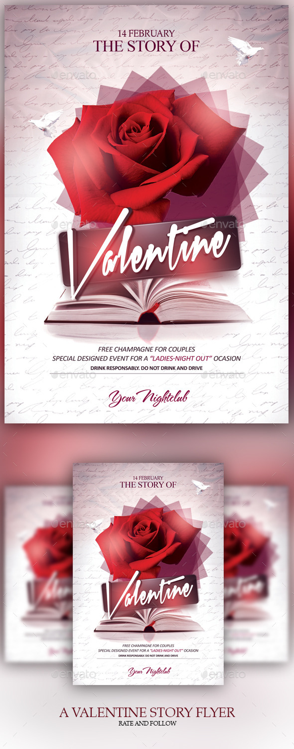 A Valentine Story - Events Flyers