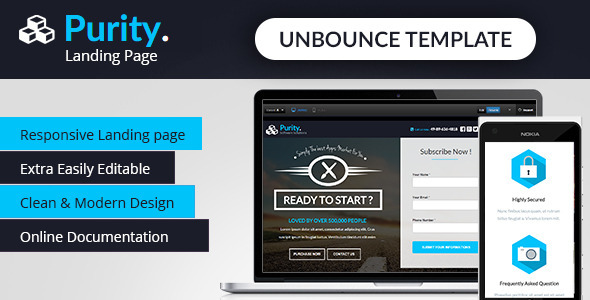 Purity - Unbounce - ThemeForest 9998919
