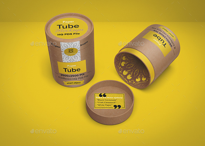 Download Paper Tube Packaging Mockup By Pixelland Graphicriver