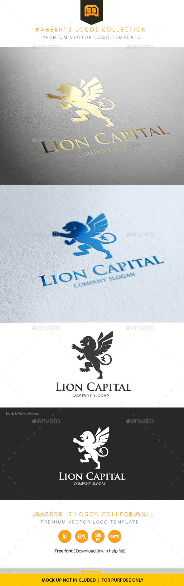 Lion Capital - Animals Logo Templates