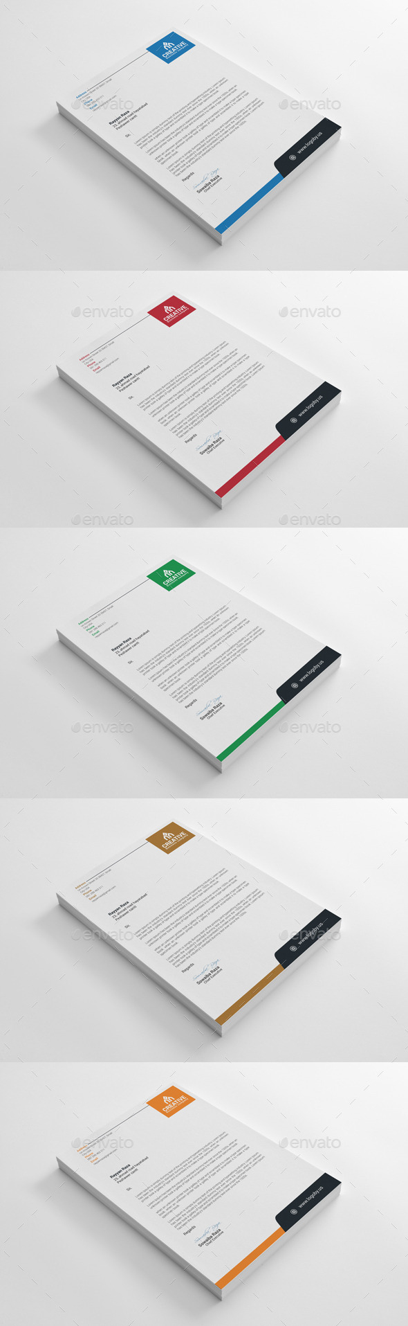 Letterhead - Stationery Print Templates