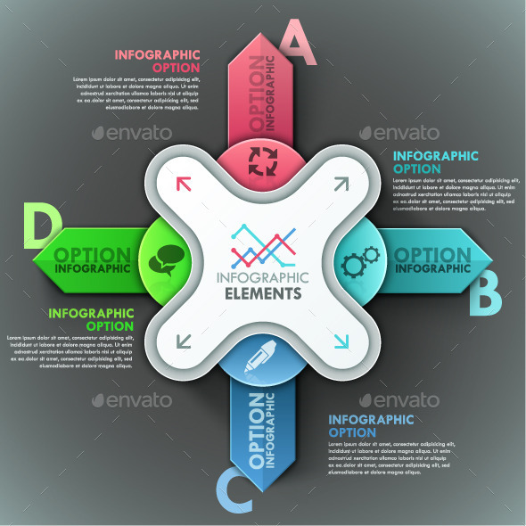 Modern Infographic Paper Template - Infographics