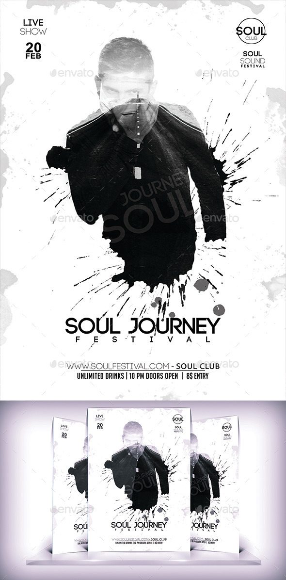 Soul Festival Flyer - Flyers Print Templates