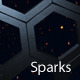 Steel Hexagons and Sparks - VideoHive Item for Sale