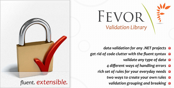 FEVOR Validation Library - CodeCanyon 127358