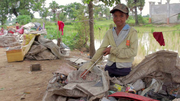 Slums At Phnom Penh City Dumping Area 27